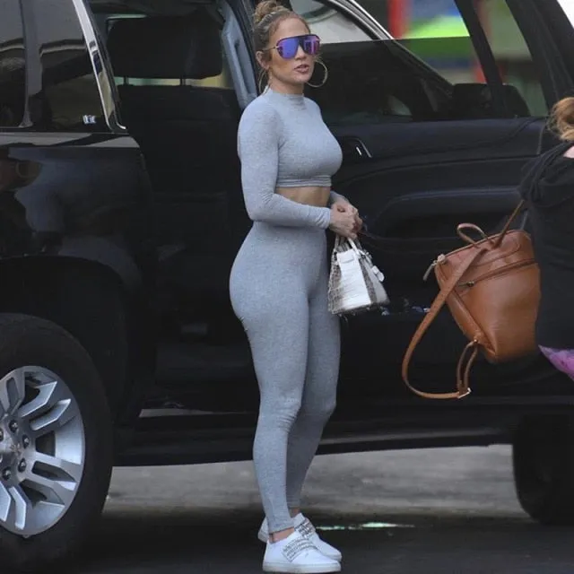 2021 Autumn Winter Women Sport Fitness 2 Two Piece Set Outfits Long Sleeve Solid Crop Tops Leggings Pants Set Bodycon Tracksuit