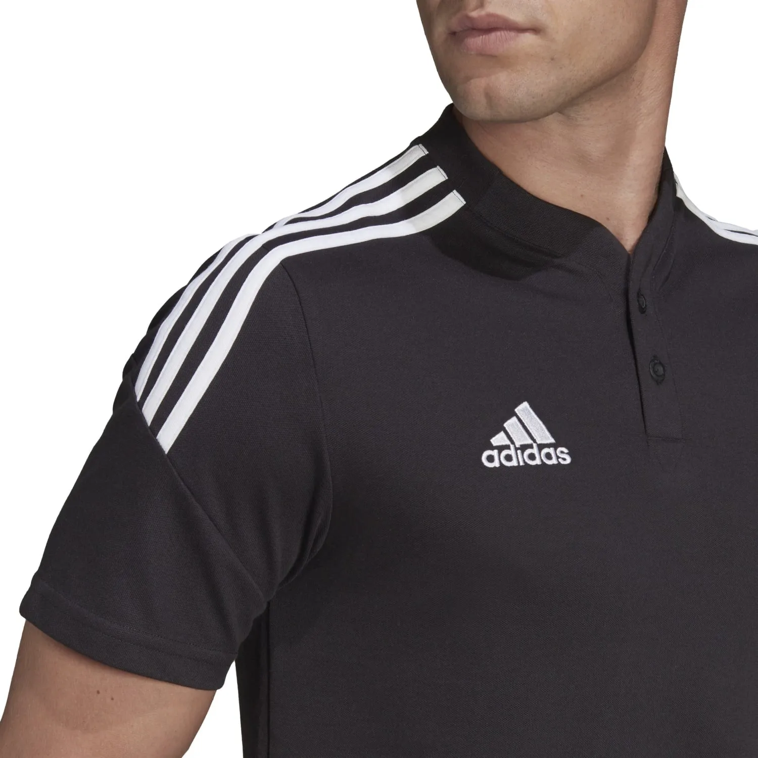 adidas Mens Training TTW Polo Black