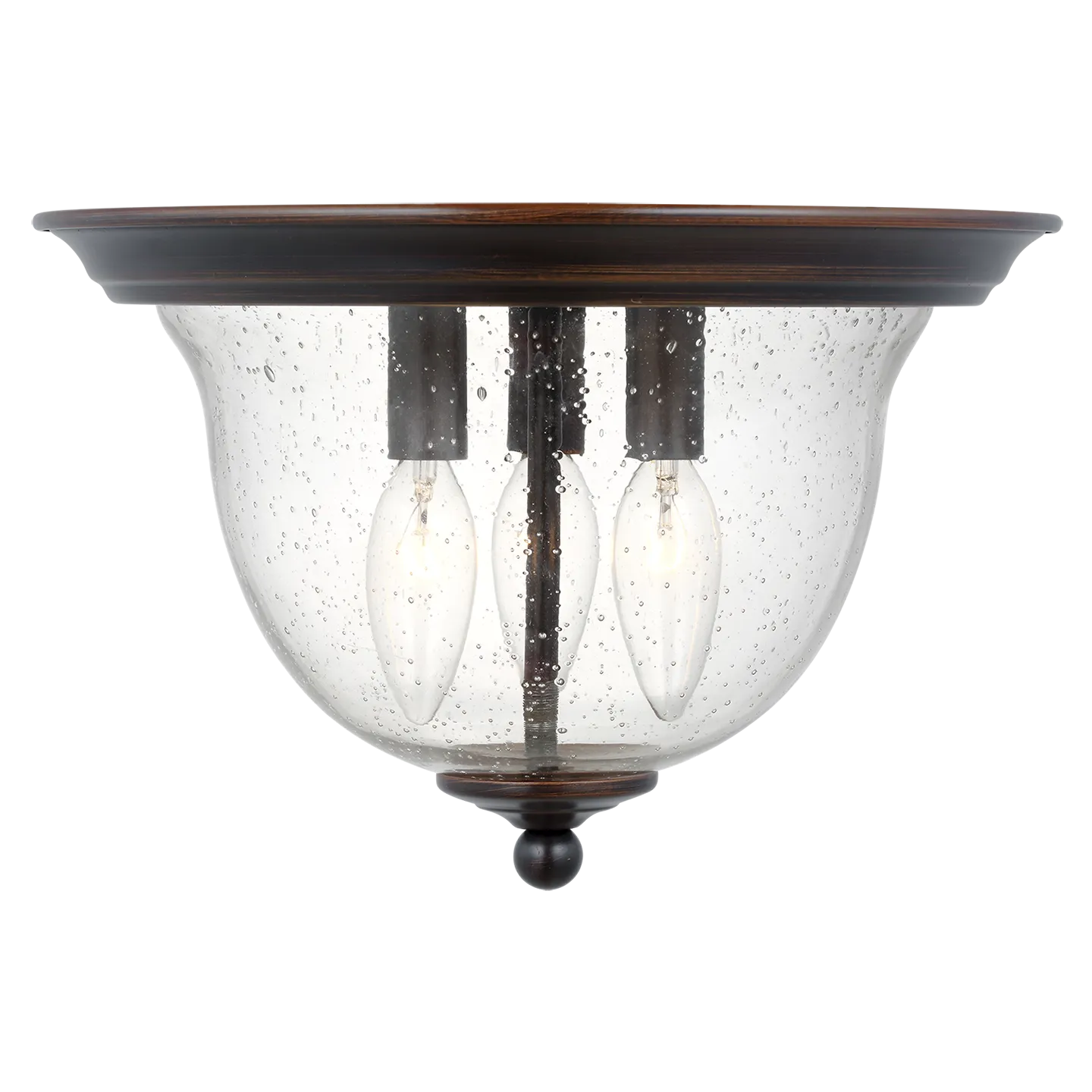Belton Three Light Ceiling Flush Mount