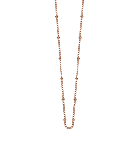 Bespoke Ball Chain 16” to 18” Rose Gold