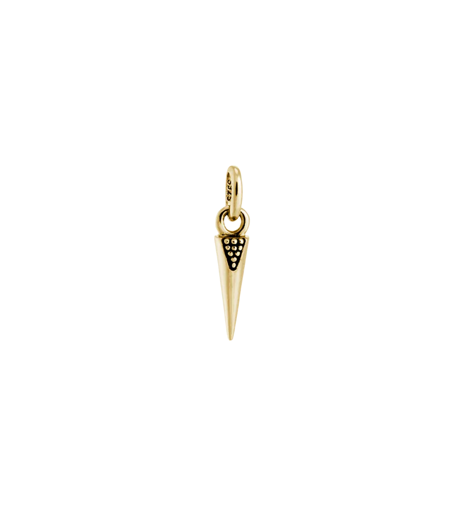 Bespoke Spike Charm 18K Gold Vermeil