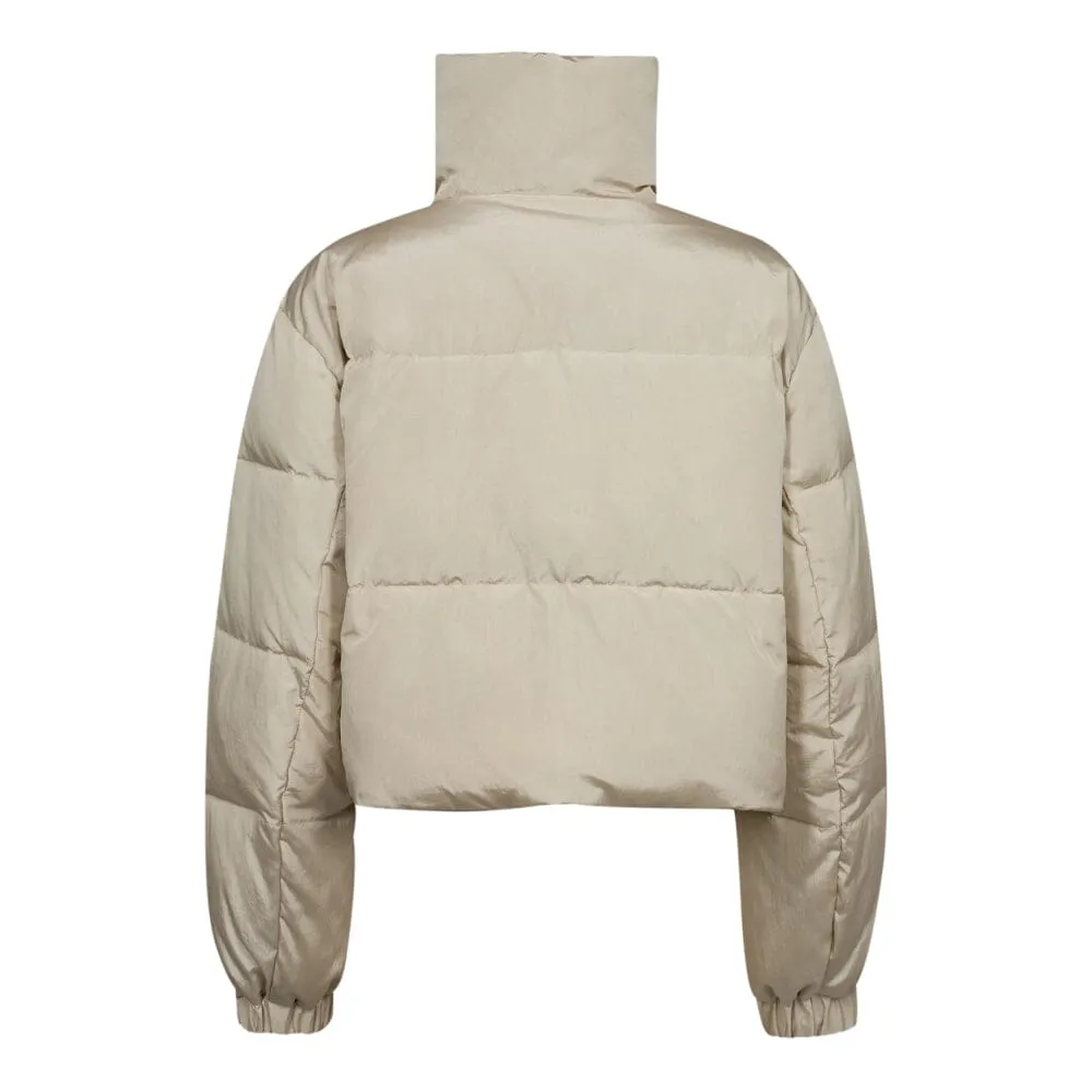 Co´couture - Frostycc Crop Puffer Jacket 30199 - 127 Champagne