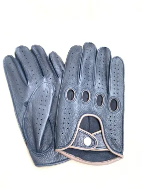 Deerskin driving gloves for men