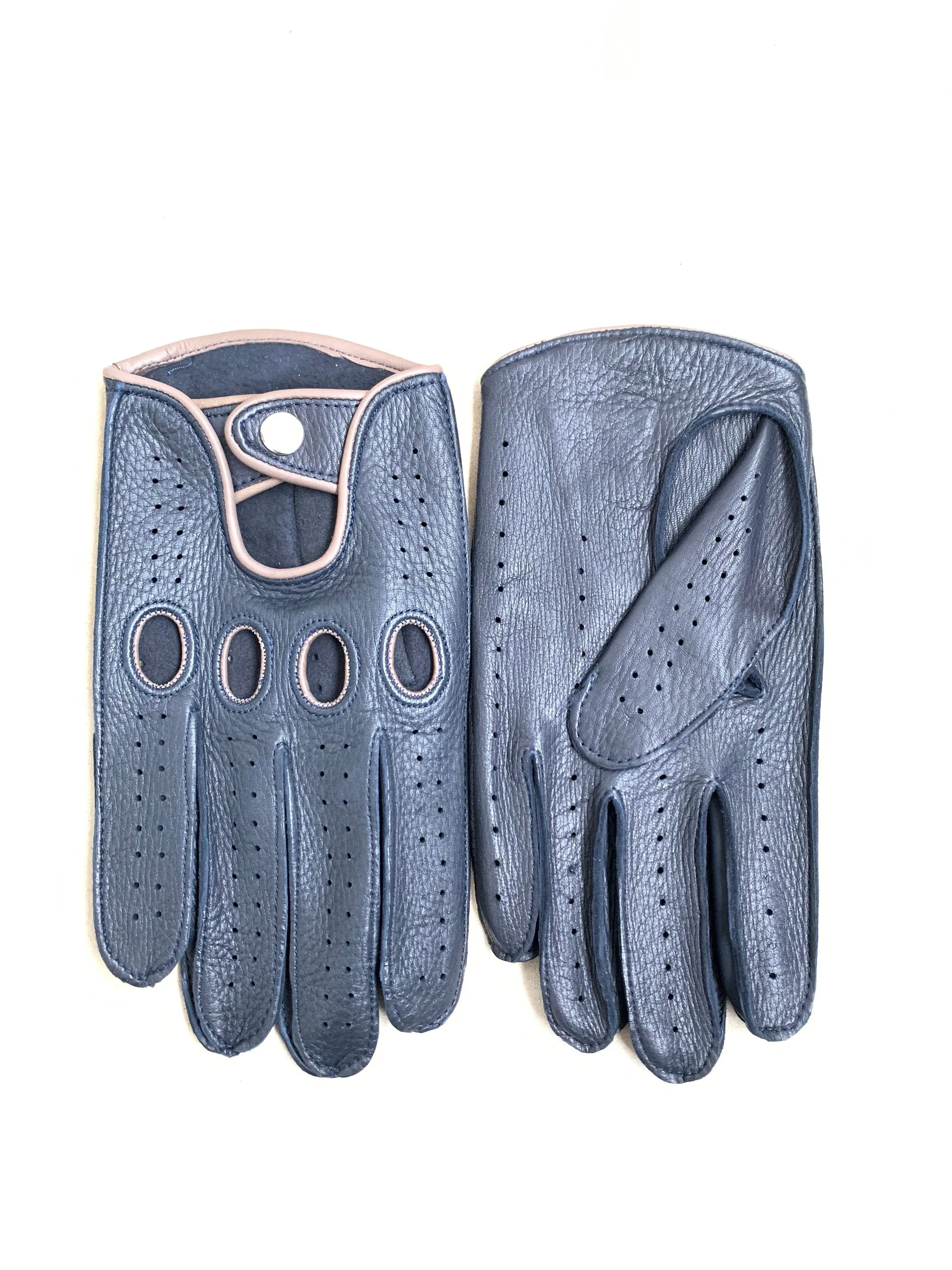 Deerskin driving gloves for men