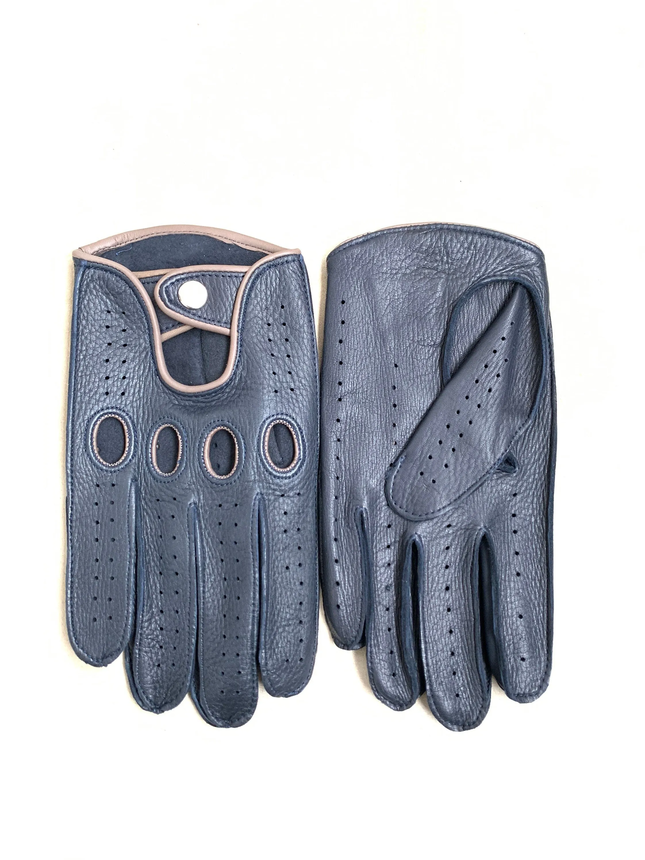 Deerskin driving gloves for men