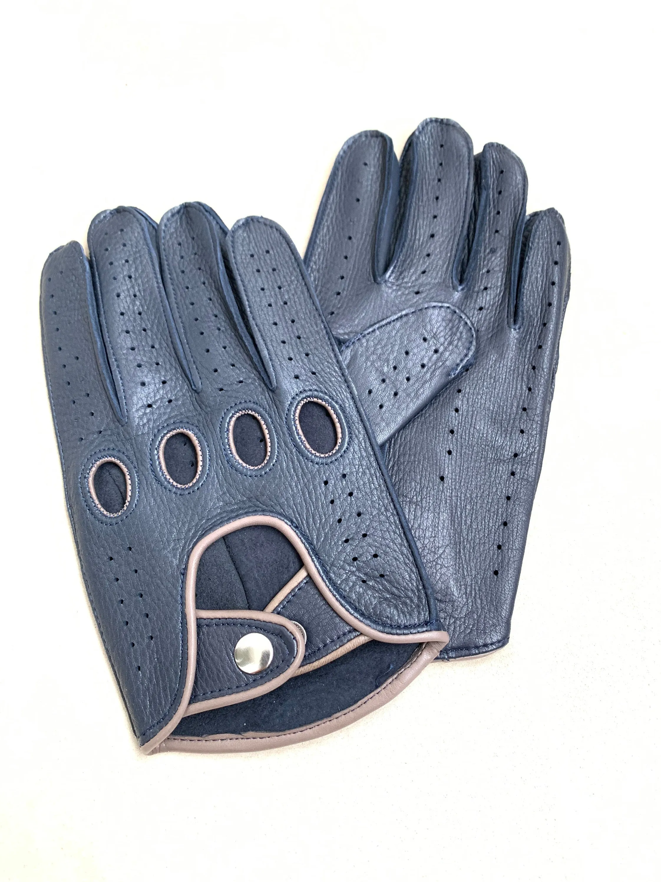 Deerskin driving gloves for men