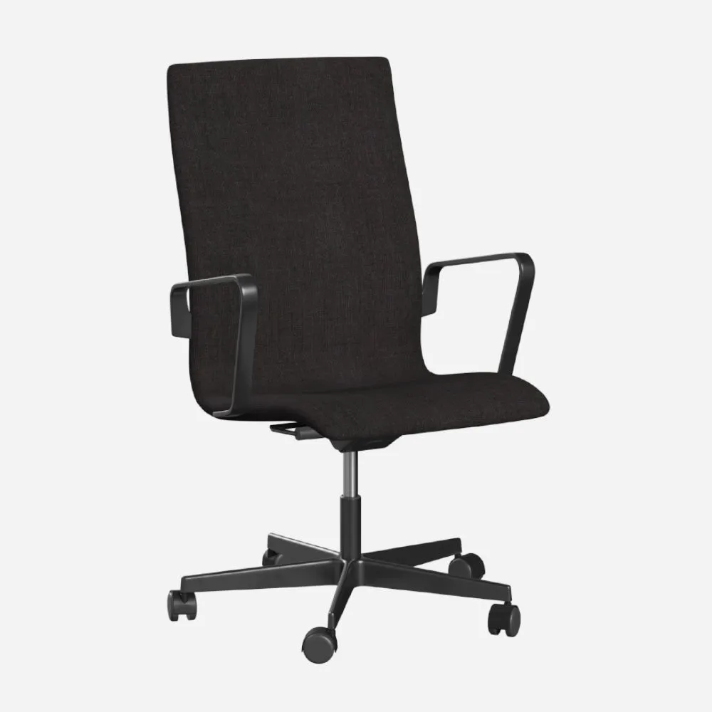 Fritz Hansen Oxford™ Office Armchair Upholstered With Wheels
