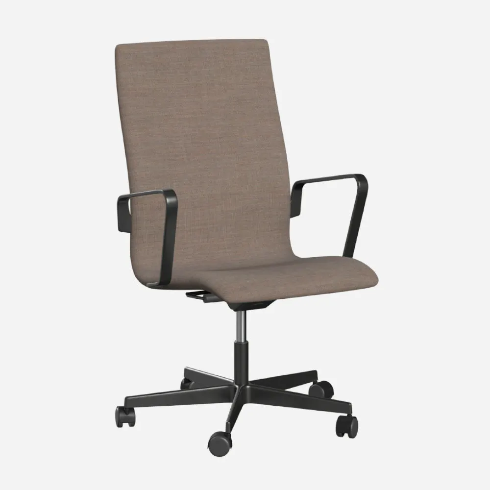 Fritz Hansen Oxford™ Office Armchair Upholstered With Wheels