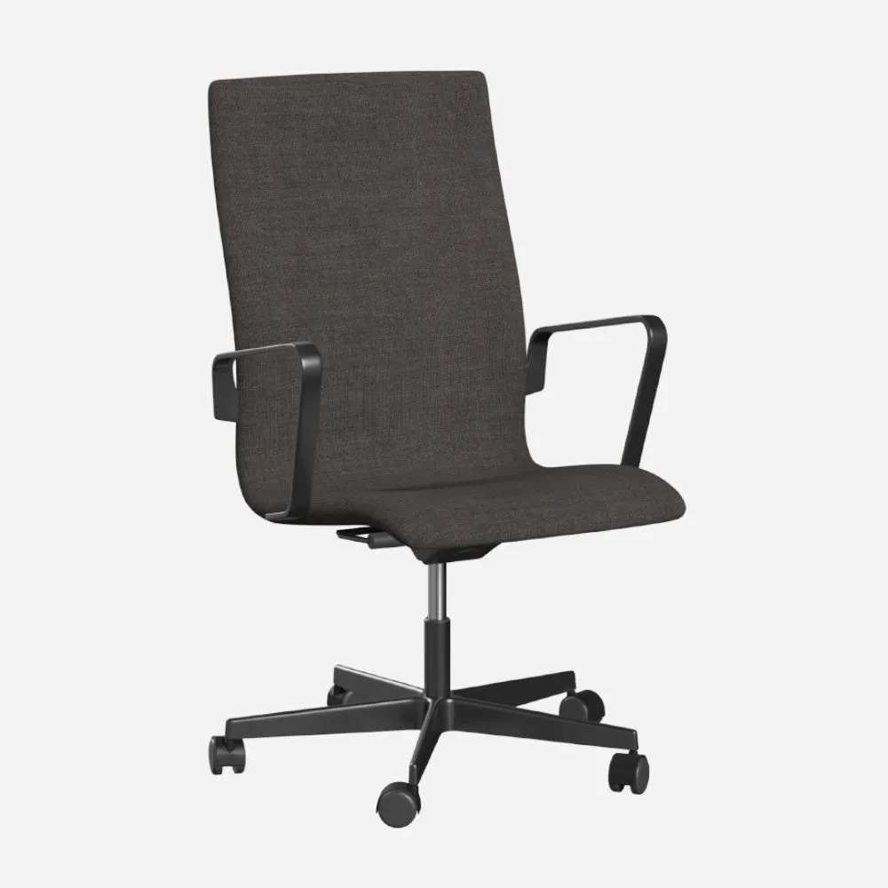 Fritz Hansen Oxford™ Office Armchair Upholstered With Wheels