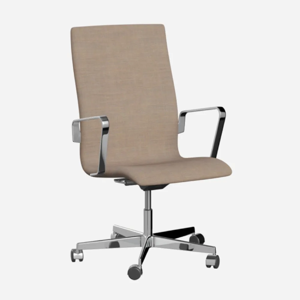 Fritz Hansen Oxford™ Office Armchair Upholstered With Wheels