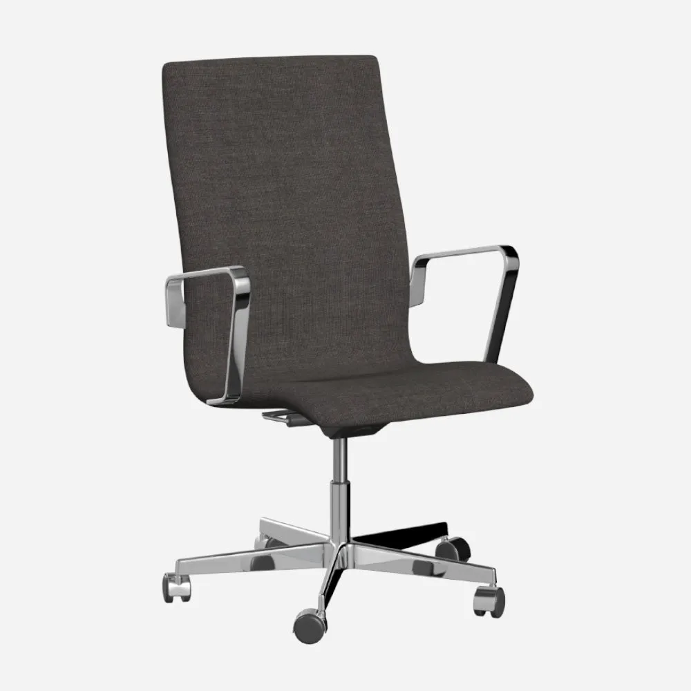 Fritz Hansen Oxford™ Office Armchair Upholstered With Wheels