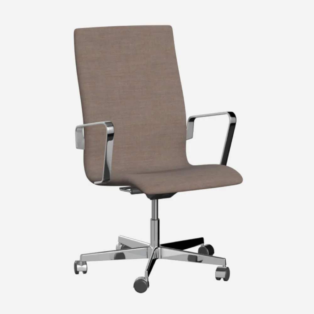 Fritz Hansen Oxford™ Office Armchair Upholstered With Wheels