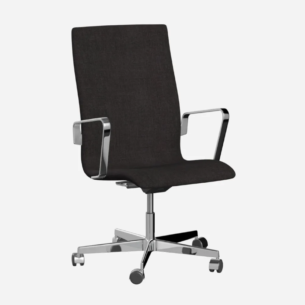 Fritz Hansen Oxford™ Office Armchair Upholstered With Wheels