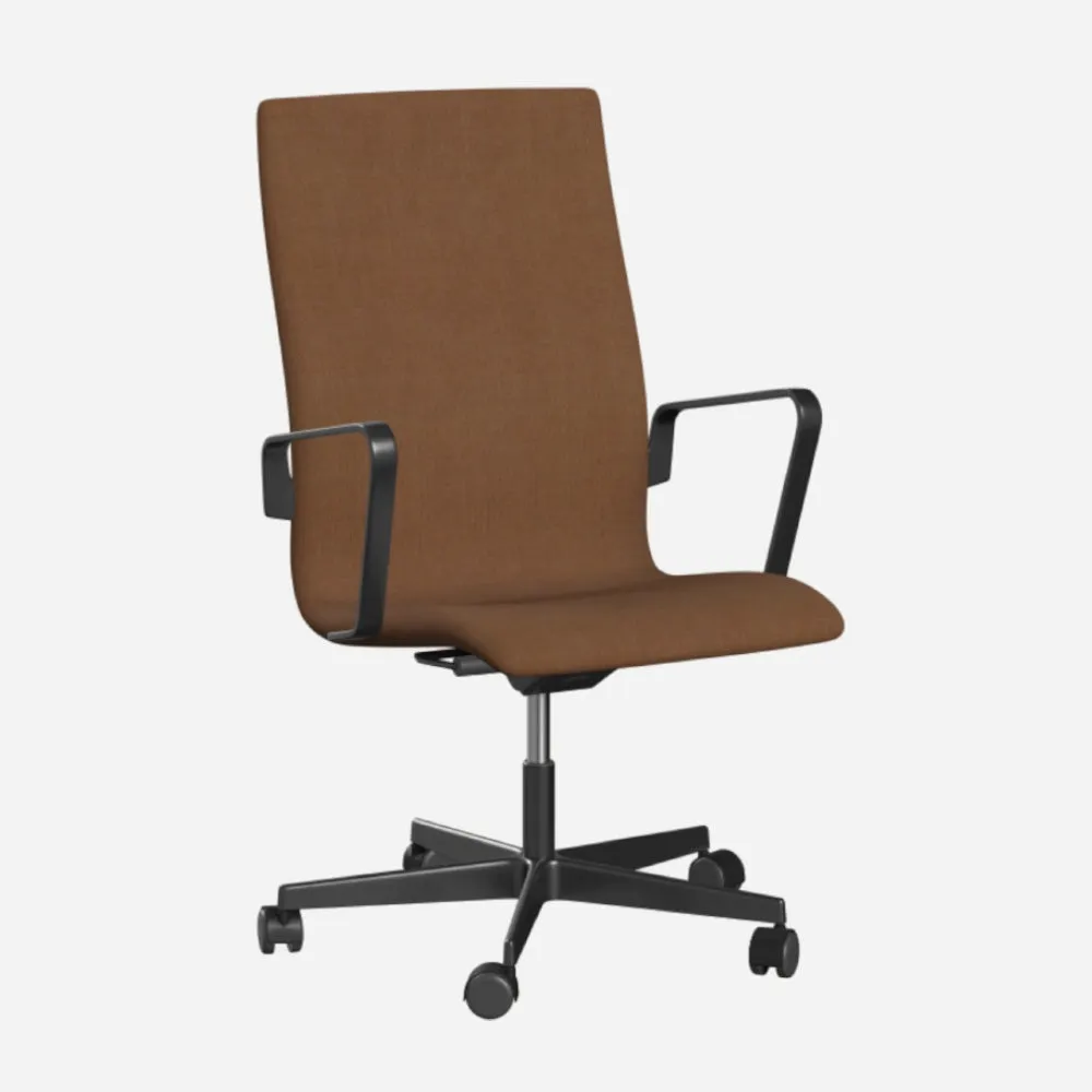 Fritz Hansen Oxford™ Office Armchair Upholstered With Wheels