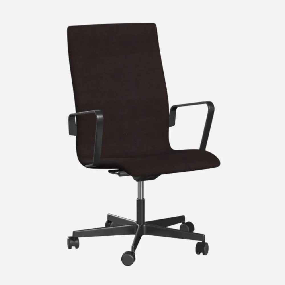 Fritz Hansen Oxford™ Office Armchair Upholstered With Wheels