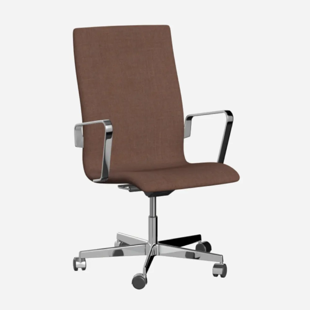 Fritz Hansen Oxford™ Office Armchair Upholstered With Wheels