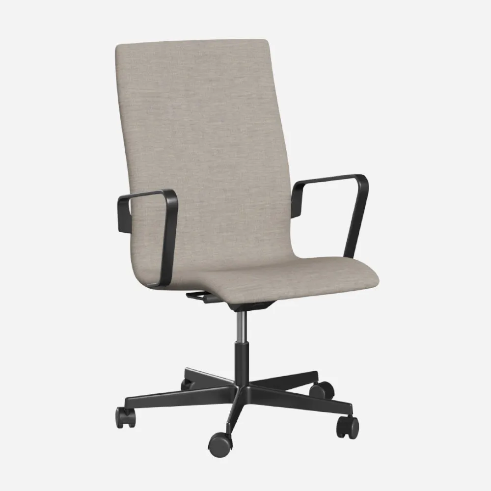 Fritz Hansen Oxford™ Office Armchair Upholstered With Wheels