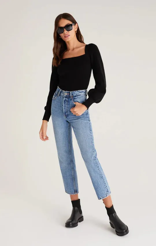 HADLEY SWEATER TIE TOP
