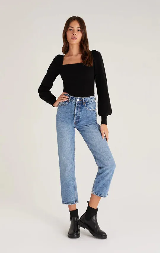 HADLEY SWEATER TIE TOP