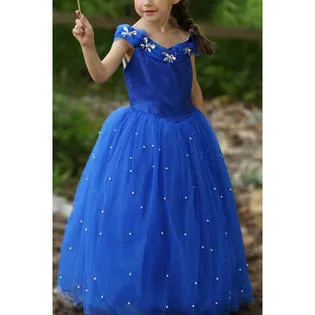 Kids Girls Sleeveless Ball Gown Cinderella Dress - C1984JPKGD