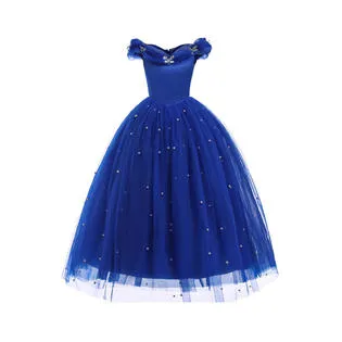 Kids Girls Sleeveless Ball Gown Cinderella Dress - C1984JPKGD