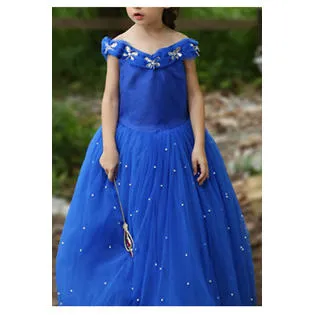 Kids Girls Sleeveless Ball Gown Cinderella Dress - C1984JPKGD