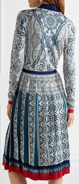 Knitted Brocade Dress