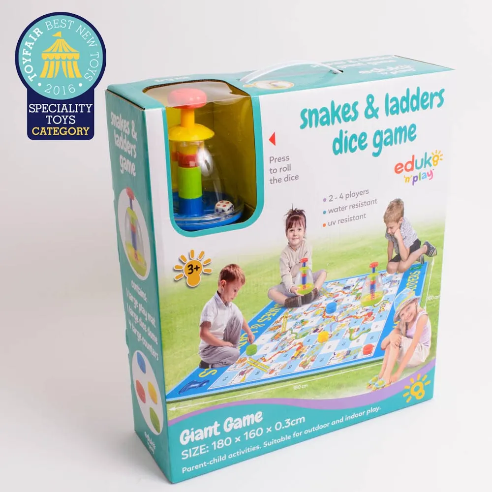 Large Snakes & Ladders Dice Game
