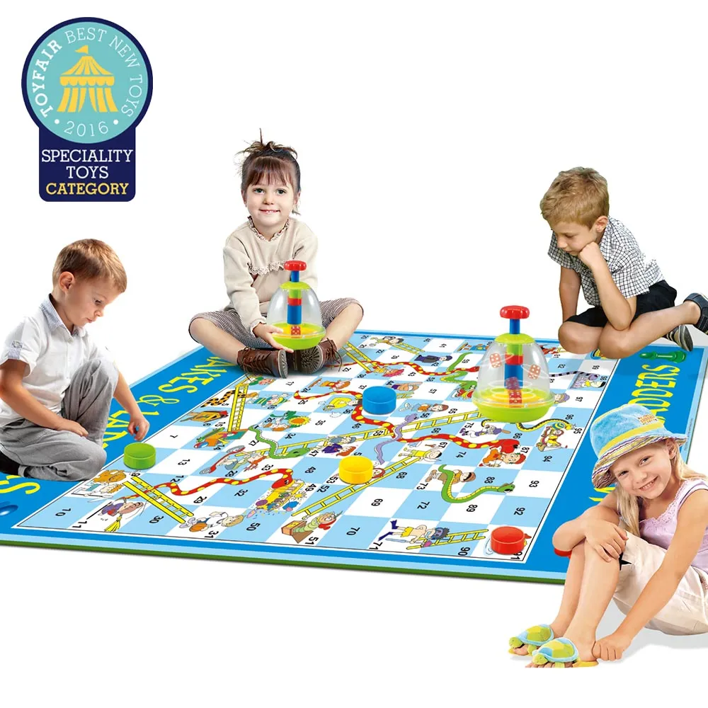 Large Snakes & Ladders Dice Game