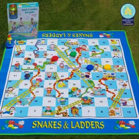 Large Snakes & Ladders Dice Game