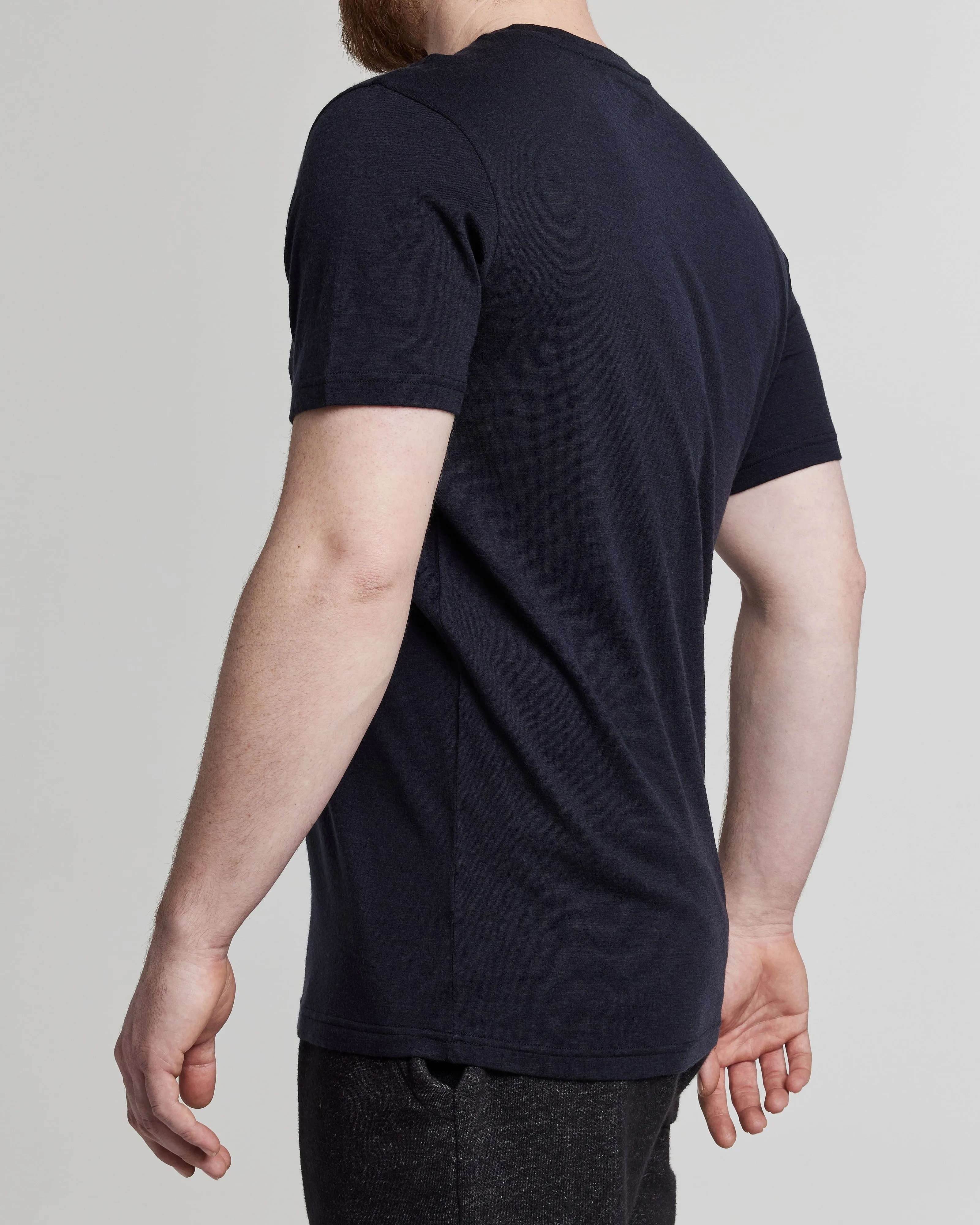 Lightweight Nuyarn Merino Graphic T - Mtn Art