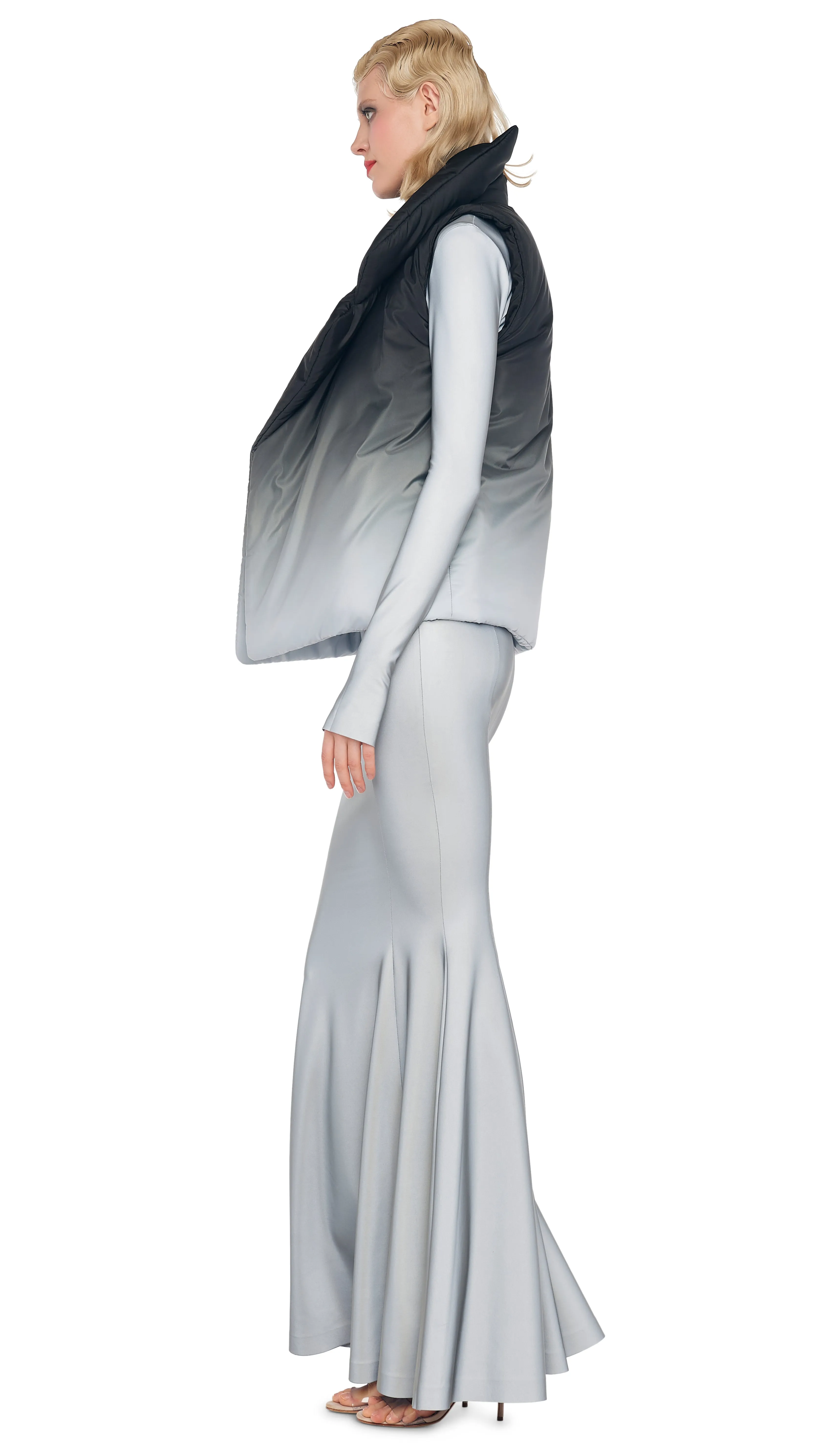LONG SLEEVE TURTLE FISHTAIL GOWN