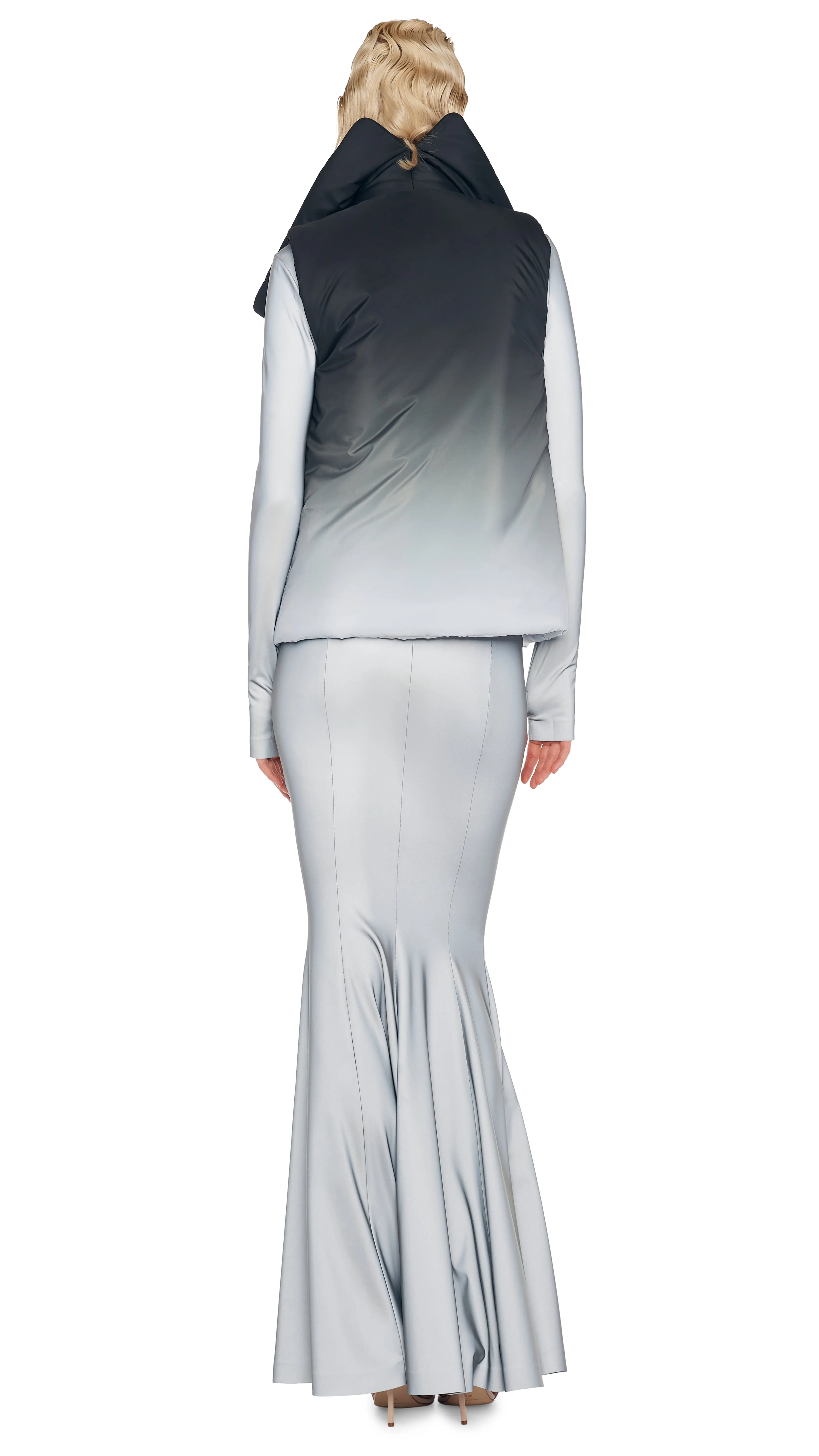 LONG SLEEVE TURTLE FISHTAIL GOWN