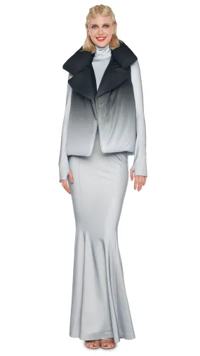 LONG SLEEVE TURTLE FISHTAIL GOWN