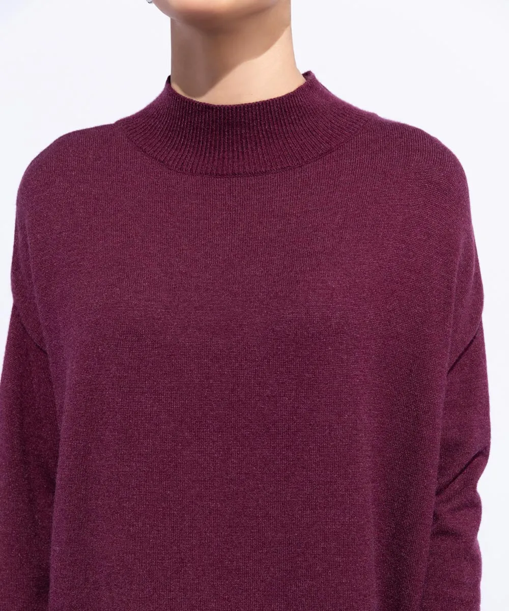 Long Sweater Knit Dress