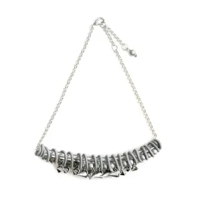 Maria Lau Grey Shock Twist Necklace