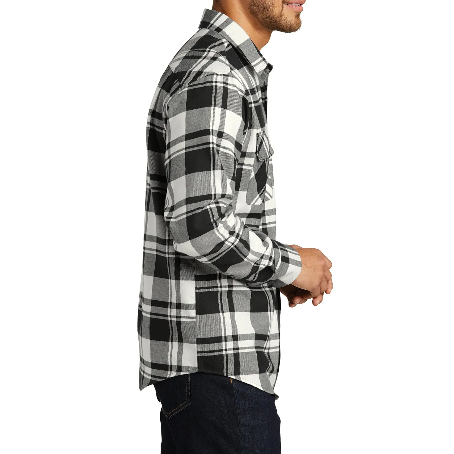 Men's Button Down Regular Fit Long Sleeve Plaid Flannel Casual Shirt