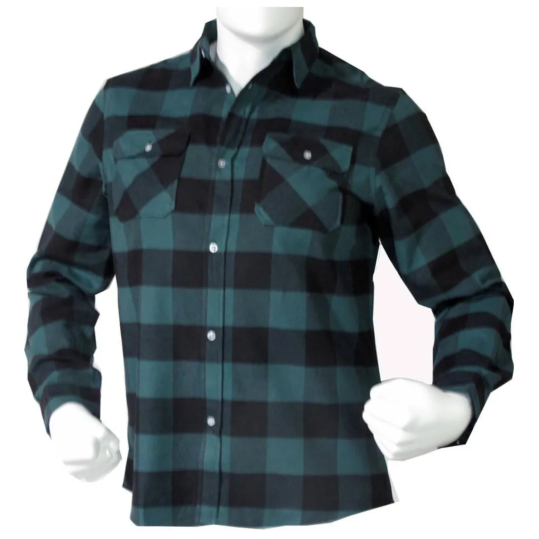 Men's Button Down Regular Fit Long Sleeve Plaid Flannel Casual Shirt