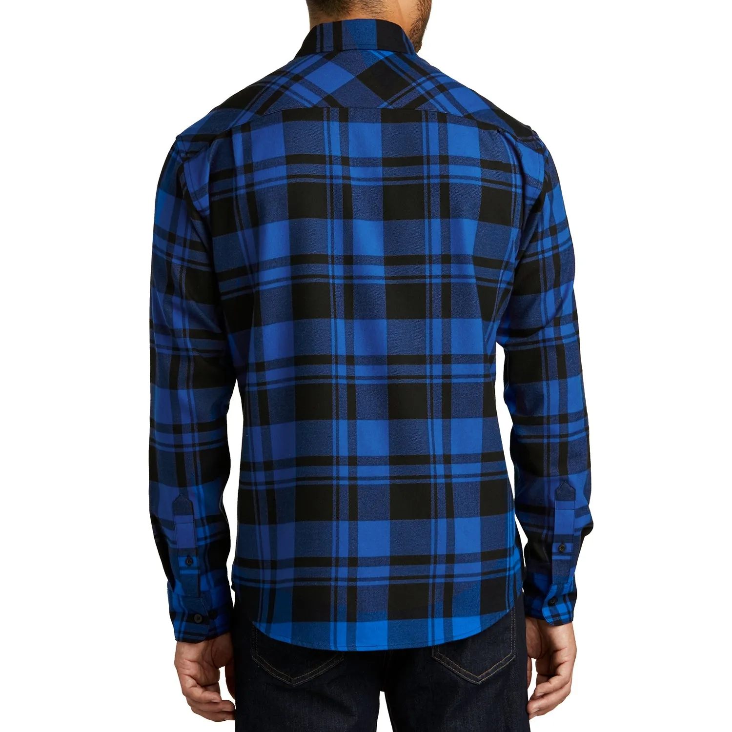 Men's Button Down Regular Fit Long Sleeve Plaid Flannel Casual Shirt