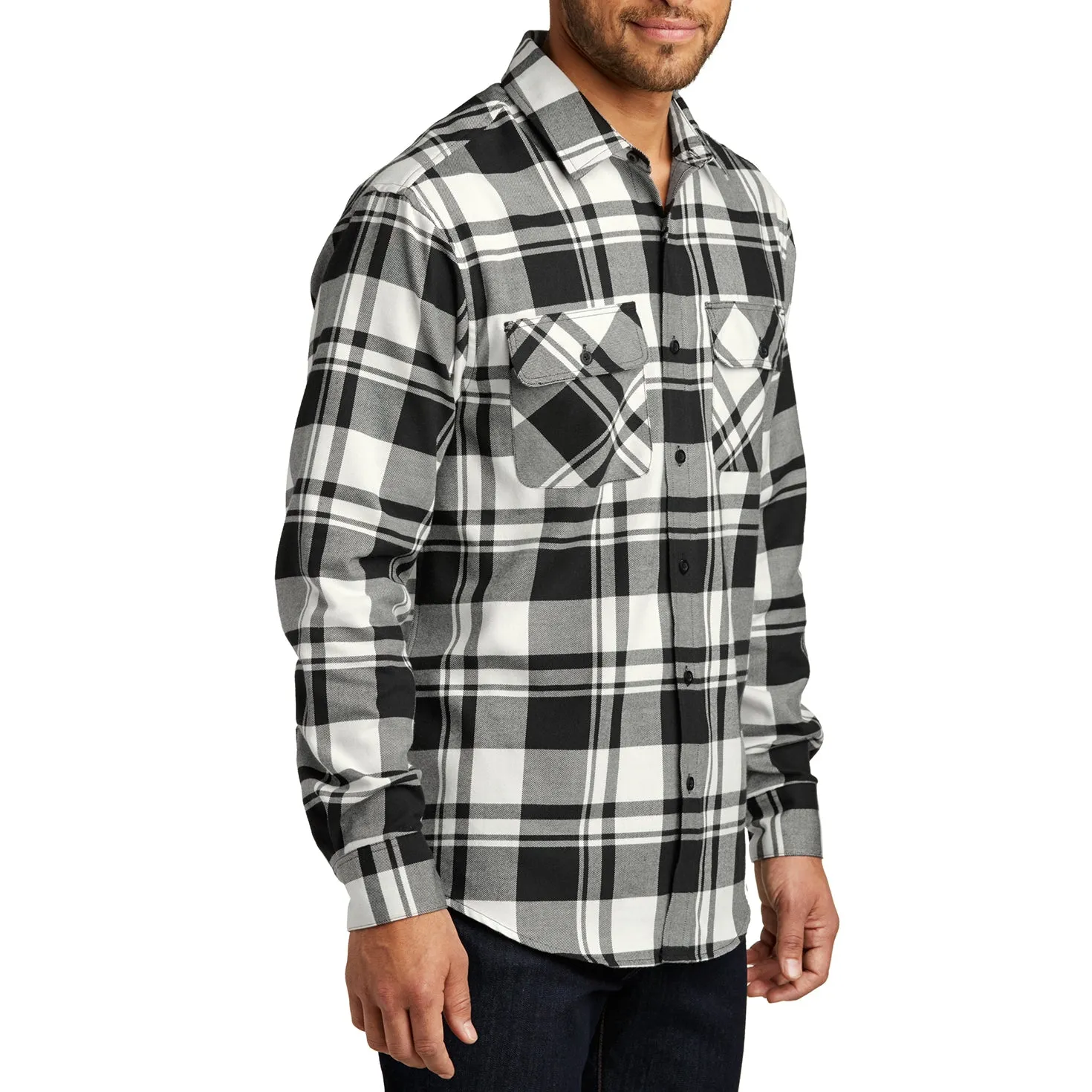 Men's Button Down Regular Fit Long Sleeve Plaid Flannel Casual Shirt