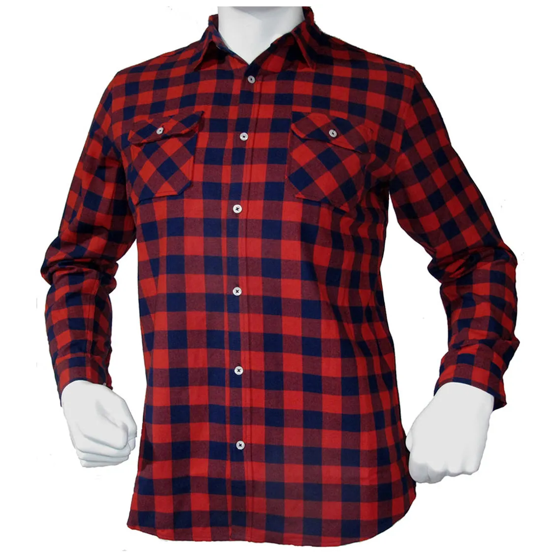 Men's Button Down Regular Fit Long Sleeve Plaid Flannel Casual Shirt