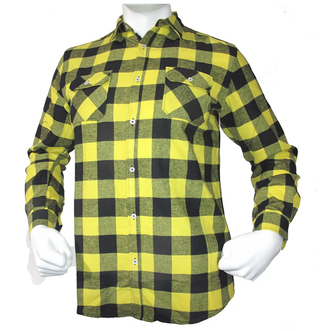 Men's Button Down Regular Fit Long Sleeve Plaid Flannel Casual Shirt