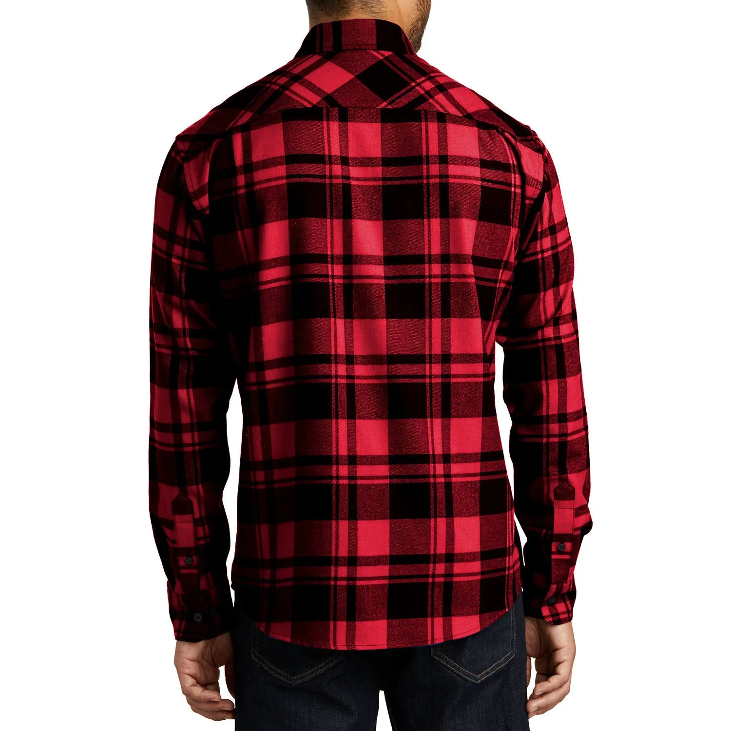 Men's Button Down Regular Fit Long Sleeve Plaid Flannel Casual Shirt