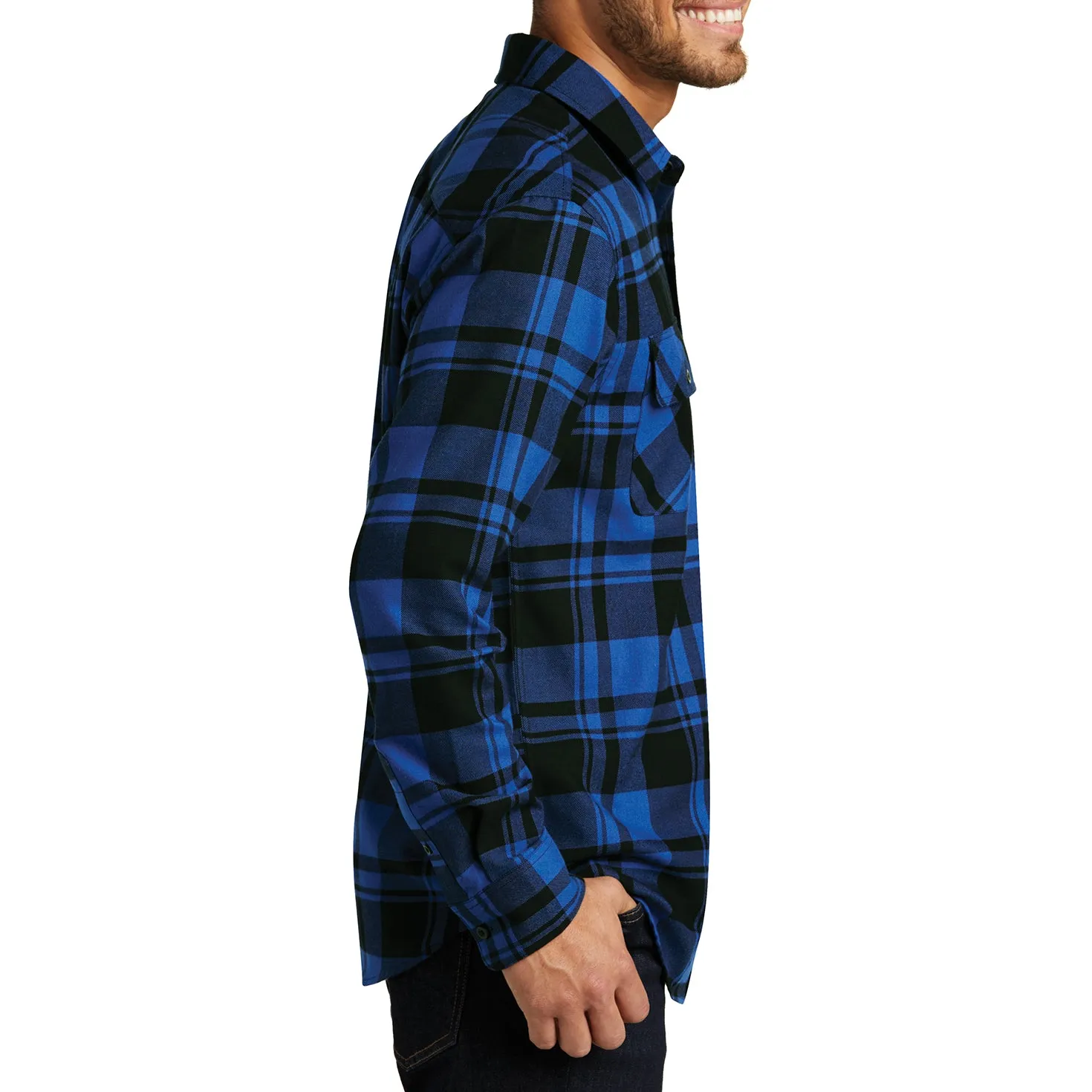 Men's Button Down Regular Fit Long Sleeve Plaid Flannel Casual Shirt