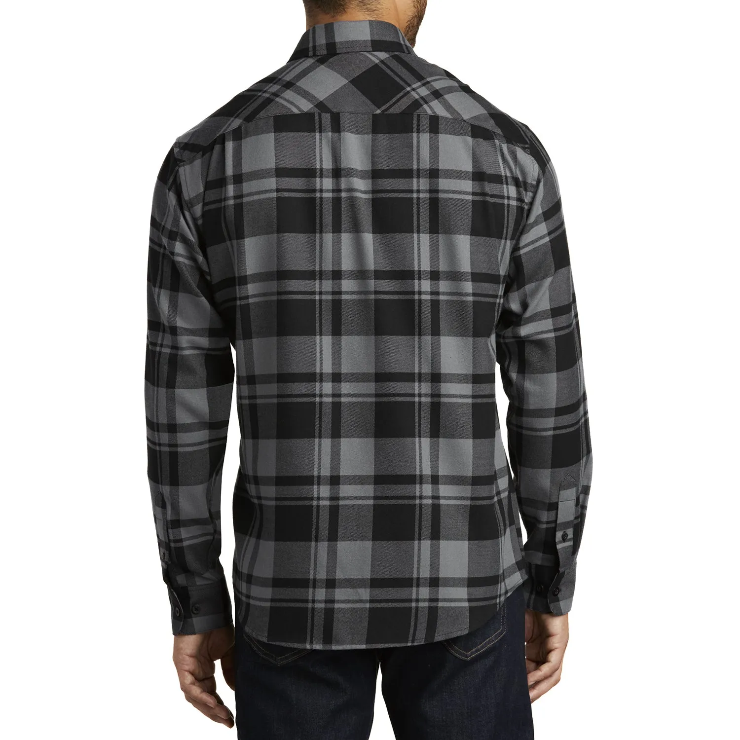 Men's Button Down Regular Fit Long Sleeve Plaid Flannel Casual Shirt