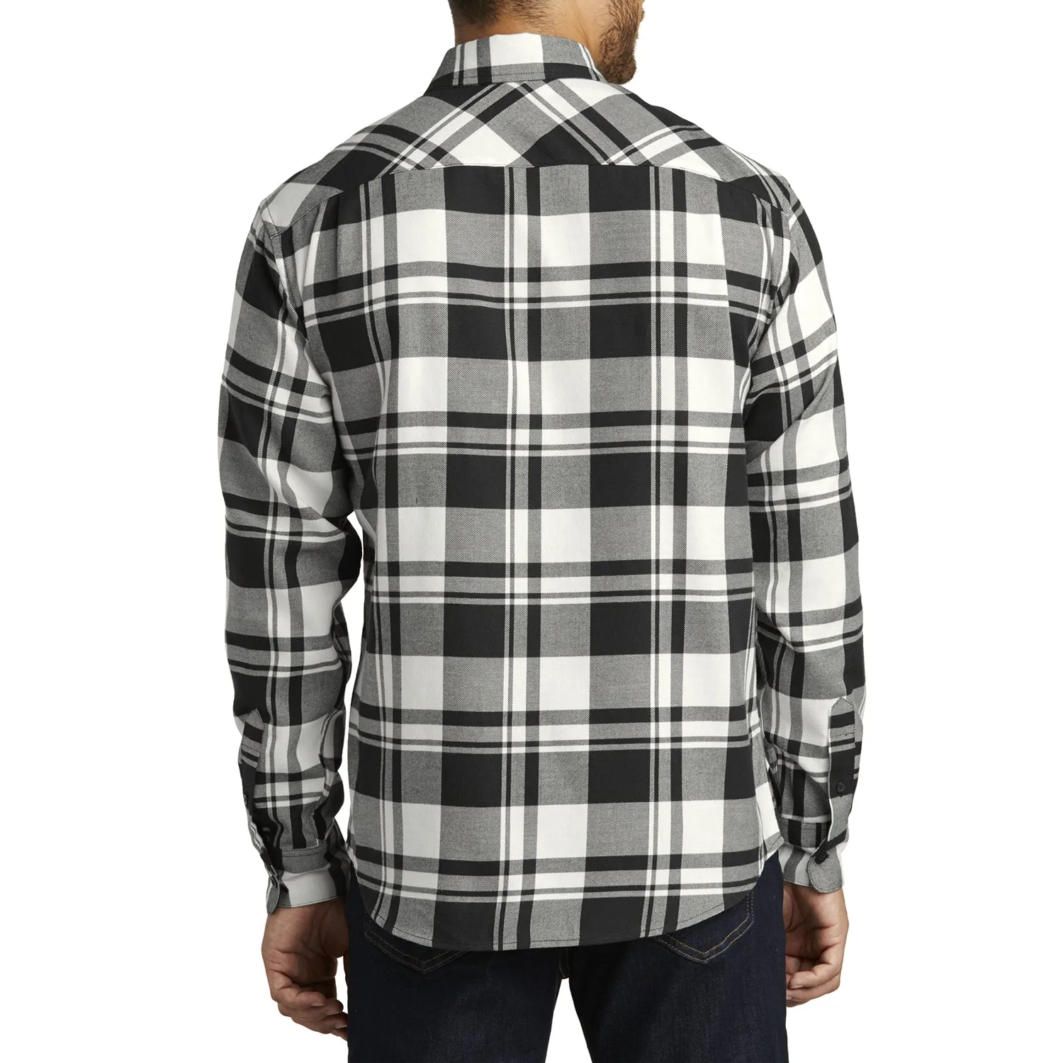 Men's Button Down Regular Fit Long Sleeve Plaid Flannel Casual Shirt