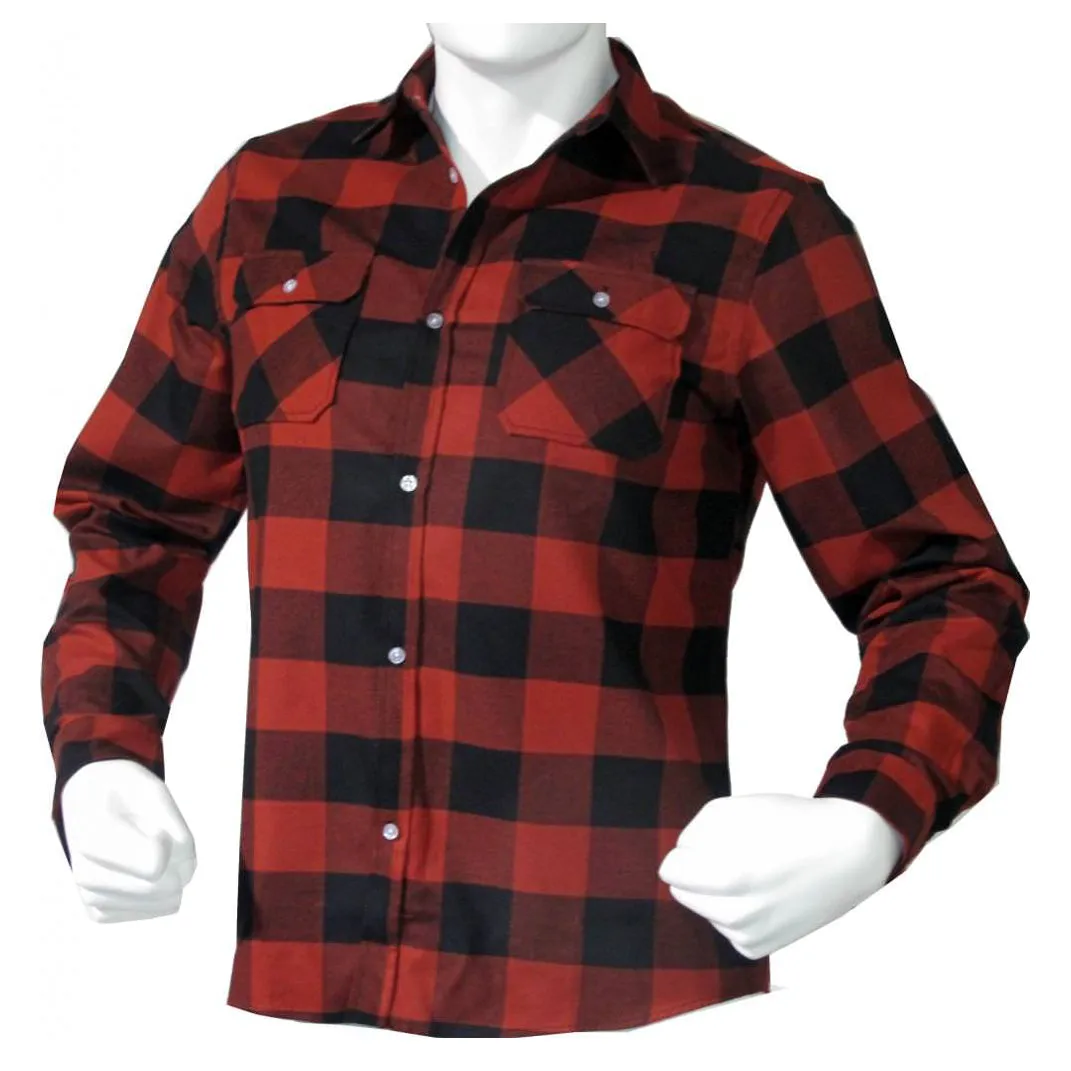 Men's Button Down Regular Fit Long Sleeve Plaid Flannel Casual Shirt