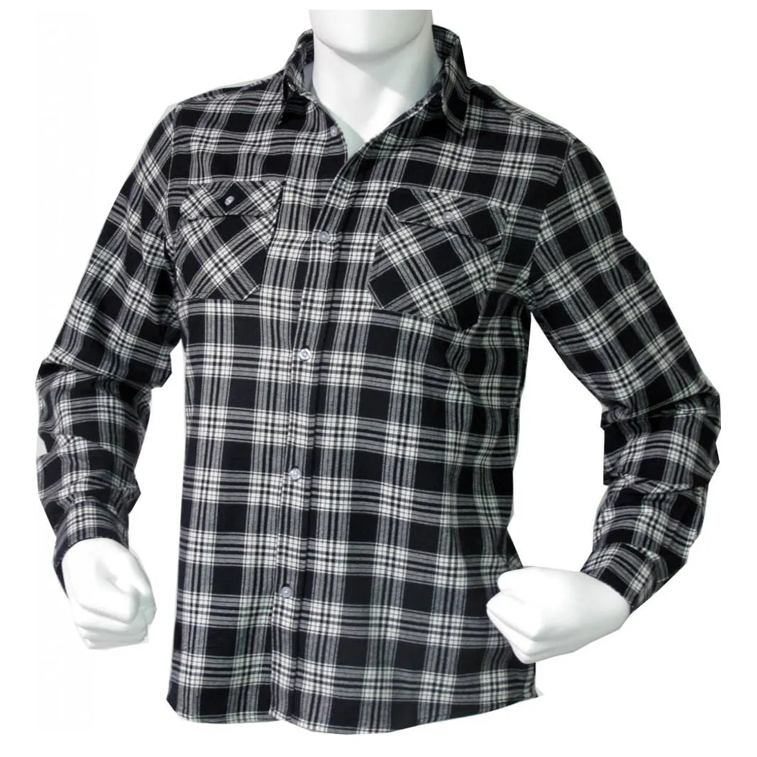 Men's Button Down Regular Fit Long Sleeve Plaid Flannel Casual Shirt