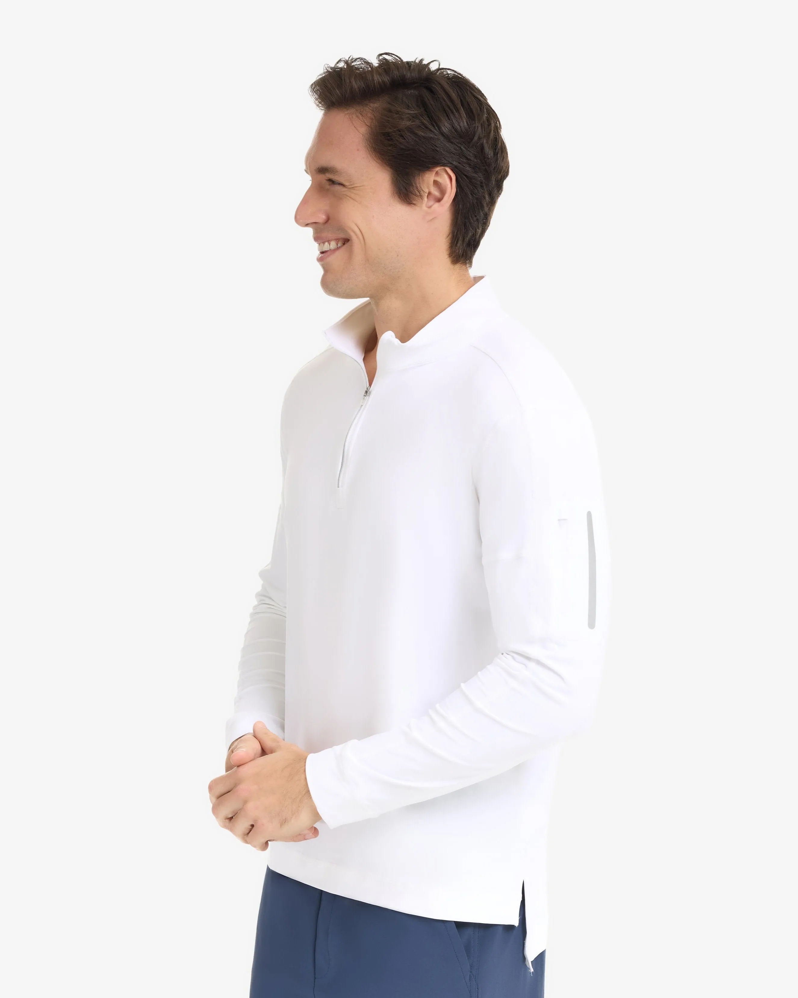 MEN'S MOCK ZIP TOP (12001)