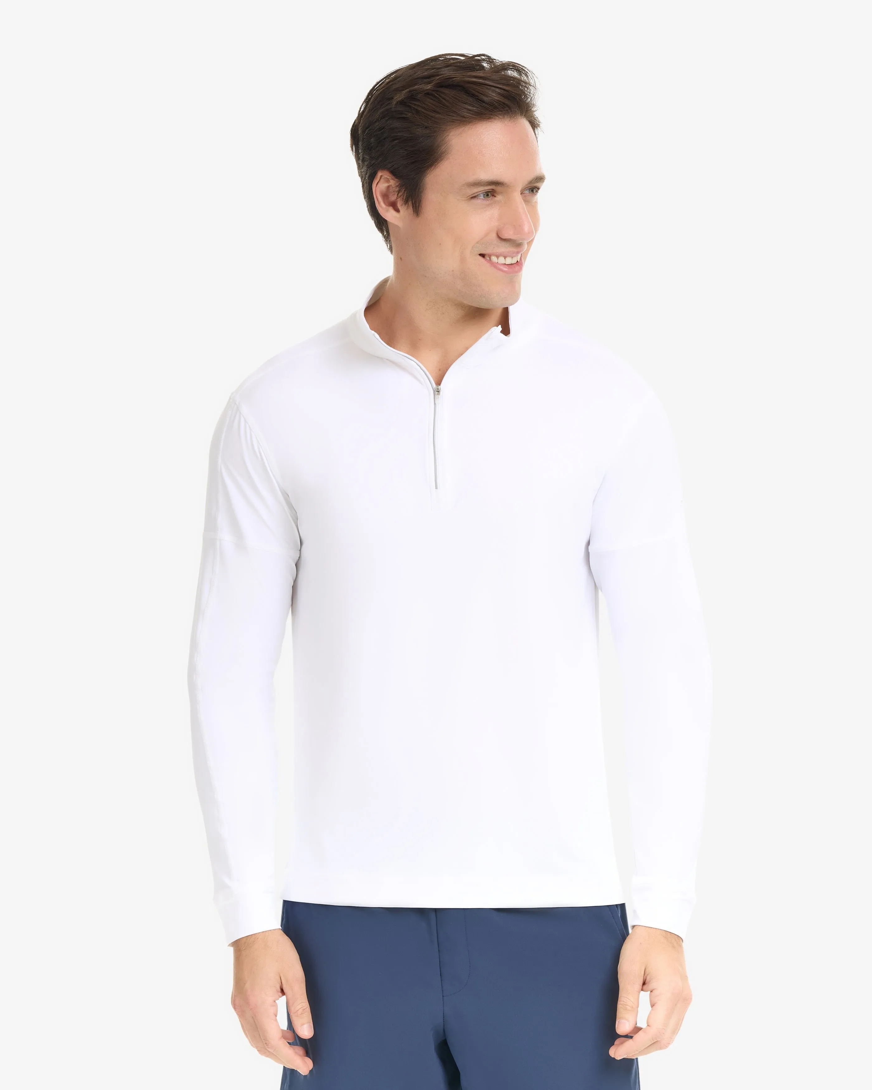 MEN'S MOCK ZIP TOP (12001)